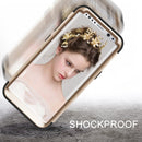 For Galaxy S8 + / G9550 Dropproof 3 in 1 No gap in the middle Silicone sleeve for mobile phone(Gold)