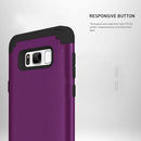 For Galaxy S8 + / G9550 Dropproof 3 in 1 No gap in the middle Silicone sleeve for mobile phone
