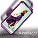 For Galaxy S8 + / G9550 Dropproof 3 in 1 No gap in the middle Silicone sleeve for mobile phone