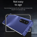 For Samsung Galaxy Z Fold3 5G Skin Feel Frosted Electroplating Foldable PC Protective Case (Rose Gold)