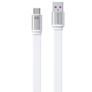 WK WDC-156a 6A Type-C / USB-C Fast Charging Cable, Length: 1.5m(White)