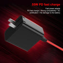 Nubia 55W PD Fast Charging Travel Charger Power Adapter for Red Magic 5G