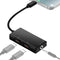 Nubia 3 In 1 Dual Type-C / USB-C + 3.5mm Docking Station for Red Magic 5G (Black)