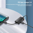 Nubia 3 In 1 Dual Type-C / USB-C + 3.5mm Docking Station for Red Magic 5G (Black)