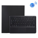 A970-A Splittable Bluetooth Keyboard Leather Tablet Case for Samsung Galaxy Tab S7 / S7 FE T730 / S7+ T970 / T975, with Touchpad & Holder(Black)