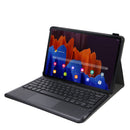 A970-A Splittable Bluetooth Keyboard Leather Tablet Case for Samsung Galaxy Tab S7 / S7 FE T730 / S7+ T970 / T975, with Touchpad & Holder(Gold)