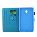 For Galaxy Tab A 8.0 / T380 & T385 Golden Butterflies Pattern Horizontal Flip Leather Case with Holder & Card Slots