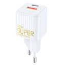 WK WP-U138 PD20W Type-C / USB-C + USB Fast Charging Power Adapter Charger, EU Plug