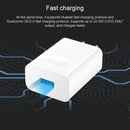 Original Honor AP404 USB Super Fast Charge Charger (Max 22.5W SE) with 1m 3A USB to USB-C / Type-C Data Cable, US Plug(White)
