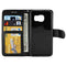 For Galaxy S7 Edge / G935 Crazy Horse Texture Horizontal Flip Magnetic Snap Leather Case with Adjustable Holder & Card Slots & Photo Frame & Wallet(Black)