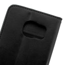 For Galaxy S7 Edge / G935 Crazy Horse Texture Horizontal Flip Magnetic Snap Leather Case with Adjustable Holder & Card Slots & Photo Frame & Wallet(Black)