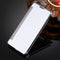 For Galaxy A7 (2017) / A720 Plating Mirror Horizontal Flip Leather Case with Sleep / Wake-up Function(White)