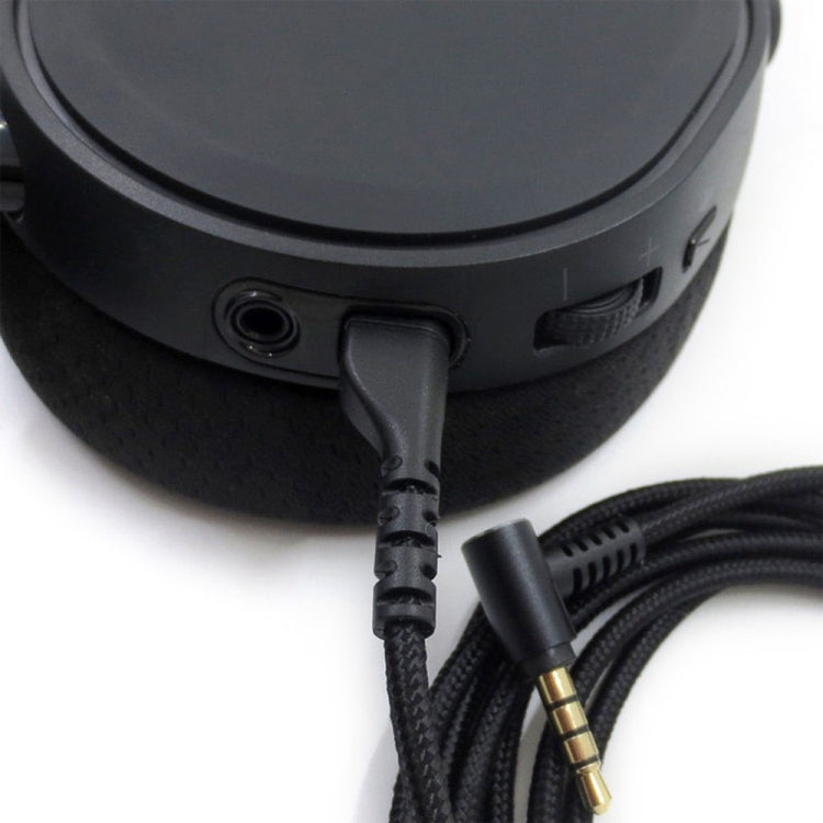 ZS0135 For SteelSeries Arctis 3 / 5 / 7 Earphone Audio Cable, Cable Length: 2m(Black)