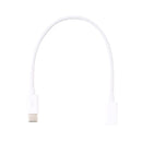 USB-C / Type-C Male to Type-C Female Extended Cable, Length: 1m (White)