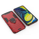 PC + TPU Shockproof Protective Case for Galaxy A80 / A90, with Magnetic Ring Holder (Red)