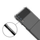 For Samsung Galaxy Z Flip4 Shock-resistant Transparent Acrylic TPU Phone Case