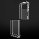 For Samsung Galaxy Z Flip4 Shock-resistant Transparent Acrylic TPU Phone Case