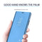 Mirror Clear View Horizontal Flip PU Leather Case for Galaxy Note 9 , with Holder(Black)