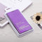 Mirror Clear View Horizontal Flip PU Leather Case for Galaxy Note 9 , with Holder(Purple)
