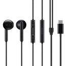 Original Huawei CM33 Type-C Headset Wire Control In-Ear Earphone with Mic for Huawei P20 Series, Mate 10 Series(Black)
