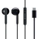 Original Huawei CM33 Type-C Headset Wire Control In-Ear Earphone with Mic for Huawei P20 Series, Mate 10 Series(Black)