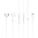 Original Huawei CM33 Type-C Headset Wire Control In-Ear Earphone with Mic, For Huawei P20 Series, Mate 10 Series(White)