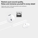 Original Huawei CM33 Type-C Headset Wire Control In-Ear Earphone with Mic, For Huawei P20 Series, Mate 10 Series(White)