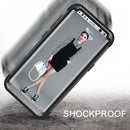 For Galaxy S8 Dropproof 3 in 1 No gap in the middle Silicone sleeve for mobile phone(Black)