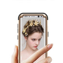 For Galaxy S8 Dropproof 3 in 1 No gap in the middle Silicone sleeve for mobile phone(Gold)