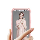 For Galaxy S8 Dropproof 3 in 1 No gap in the middle Silicone sleeve for mobile phone(Rose Gold)