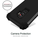 For Galaxy S9+ Dropproof 3 in 1 No Gap in the Middle Silicone Sleeve Protective Case(Black)