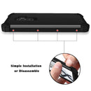 For Galaxy S9+ Dropproof 3 in 1 No Gap in the Middle Silicone Sleeve Protective Case(Black)