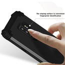 For Galaxy S9+ Dropproof 3 in 1 No Gap in the Middle Silicone Sleeve Protective Case(Black)