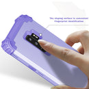 For Galaxy S9+ Dropproof 3 in 1 No Gap in the Middle Silicone Sleeve Protective Case(Light Purple)