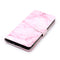 For Galaxy Note 8 Pink Marble Pattern Horizontal Flip Leather Case with Holder & Card Slots & Wallet