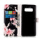 For Galaxy Note 8 Azalea Pattern Horizontal Flip Leather Case with Holder & Card Slots & Wallet