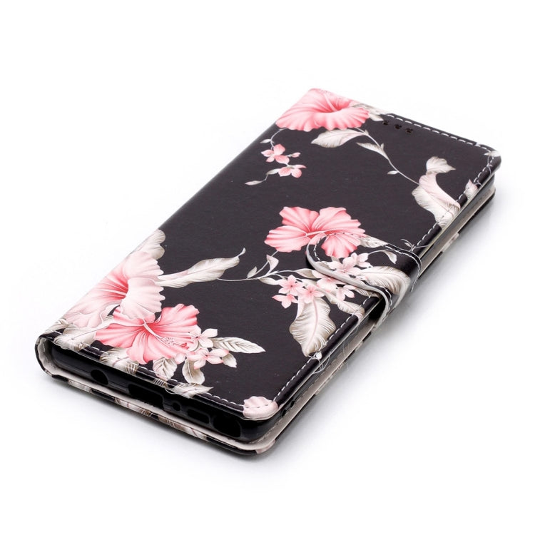 For Galaxy Note 8 Azalea Pattern Horizontal Flip Leather Case with Holder & Card Slots & Wallet