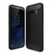 For Galaxy S8 + / G9550 Brushed Carbon Fiber Texture Shockproof TPU Protective Cover Case(Black)