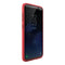 For Galaxy S8 Brushed Carbon Fiber Texture Shockproof TPU Protective Cover Case (Red)