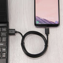 1m USB-C / Type-C to USB 2.0 Data / Charger Cable, For Galaxy S8 & S8 + / LG G6 / Huawei P10 & P10 Plus / Oneplus 5 / Xiaomi Mi6 & Max 2 /and other Smartphones(Black)