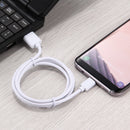 1m USB-C / Type-C to USB 2.0 Data / Charger Cable, For Galaxy S8 & S8 + / LG G6 / Huawei P10 & P10 Plus / Oneplus 5 / Xiaomi Mi6 & Max 2 /and other Smartphones(White)