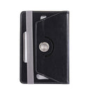 7 inch Tablets Leather Case Crazy Horse Texture 360 Degrees Rotation Protective Case Shell with Holder for Galaxy Tab A 7.0 (2016) / T280 & Tab 4 7.0 / T230 & Tab Q T2558, Colorfly G708, Asus ZenPad 7.0 Z370CG, Huawei MediaPad T1 7.0 / T1-701u(Black)
