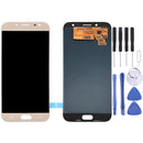 LCD Screen and Digitizer Full Assembly for Galaxy J7 (2017) / J7 Pro, J730F/DS, J730FM/DS(Gold)