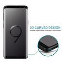 For Galaxy S9 9H Surface Hardness 3D Curved Edge Anti-scratch Non-full Screen HD Tempered Glass Screen Protector(Black)