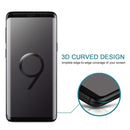For Galaxy S9 9H Surface Hardness 3D Curved Edge Anti-scratch Full Screen HD Tempered Glass Screen Protector (Black)
