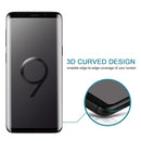 For Galaxy S9+ 9H Surface Hardness 3D Curved Edge Anti-scratch Full Screen HD Tempered Glass Screen Protector (Transparent)