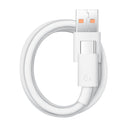 Original Huawei CC790 USB Type-A to USB-C / Type-C Interface 6A Data Cable, Cable Length: 1m(White)