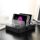 LMH-PW006 Multi-function 96W DC5V/19.2A (Max) Output 8 Ports USB Detachable Charging Station Smart Charger(Black)