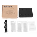 006L Multi-function 50W DC5V/10A (Max) Output (Low Power) 8 Ports USB Detachable Charging Station Smart Charger, For iPad , Tablets, iPhone, Galaxy, Huawei, Xiaomi, LG, HTC and Other Smart Phones, Rechargeable Devices(Black)