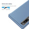 Electroplating Mirror Horizontal Flip Leather Case for Galaxy A70 , with Holder (Black)